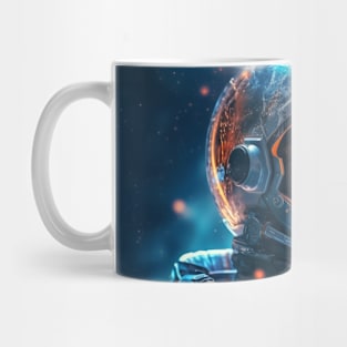 Astronaut Otherworldly Dimension Fantastic Cosmic Surrealist Mug